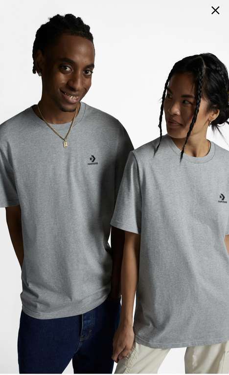 T-shirt Converse Go-To Star Chevron brodé - diverses tailles