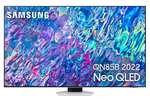 TV 55" Samsung Neo QLED 55QN85B - 4K UHD, 120 Hz, Dolby Atmos (400€ de remise immédiate et 200€ sur la carte de fidélité)