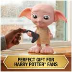 Poupée Interactive Dobby Wizarding World Harry Potter Avec Chaussette Magique Plus De 35 Sons et Réactions - 20 Cm