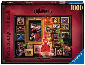 Puzzle Adulte Ravensburger (1000 pièces) - La Reine de cœur (Collection Disney Villainous)