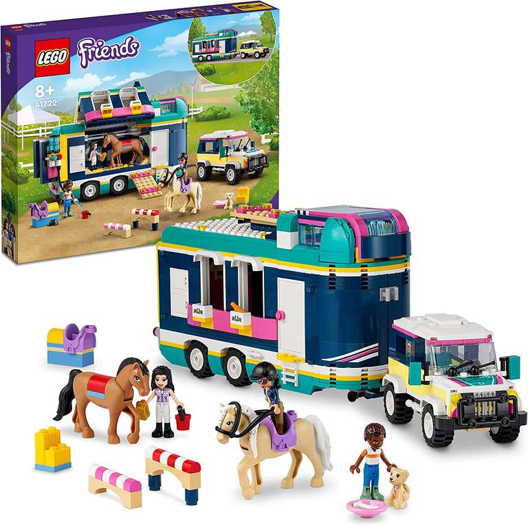 Jeu de construction Lego Friends La Remorque du Concours Hippique (41722)