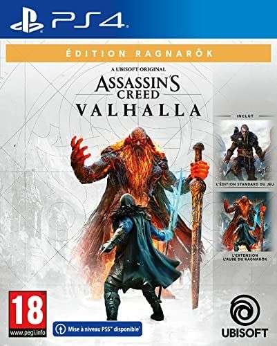 Assassin's Creed Valhalla - Edition Ragnarok (Disque standard + DLC) sur PS4 - MAJ PS5 gratuite (via coupon)