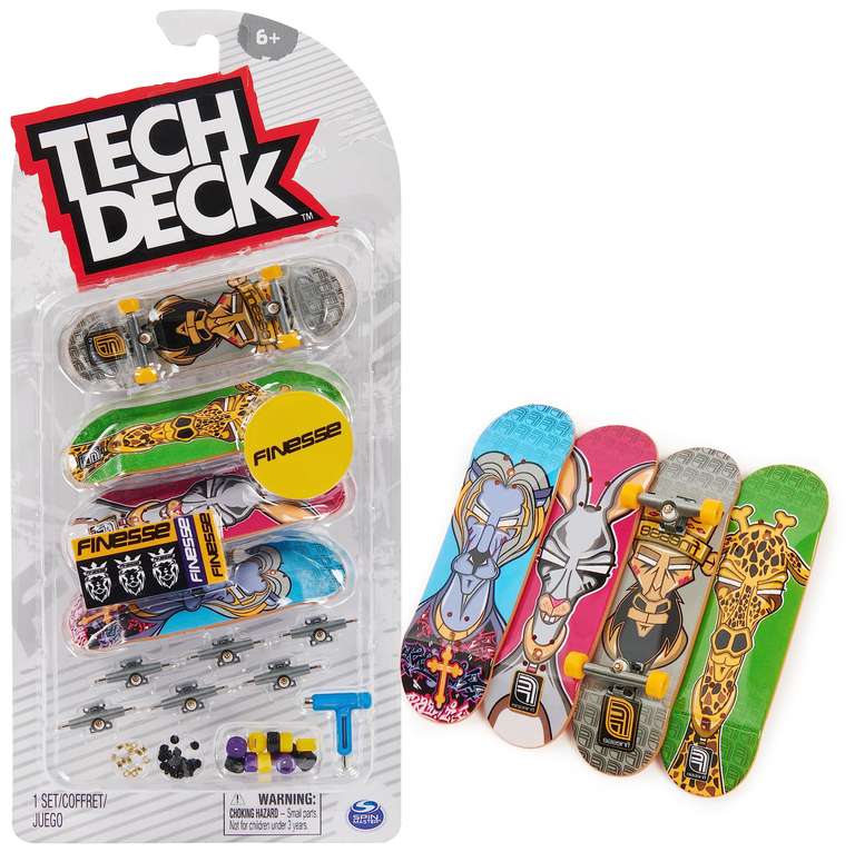 Teck Deck - Pack de 1 Mini Finger Skate à personnaliser