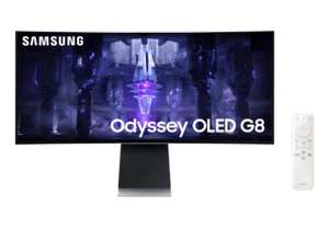 Écran PC 34" Samsung Odyssey OLED G8 LS34BG850SU - WQHD, 175 Hz, FreeSync Premium (Frontaliers Suisse)