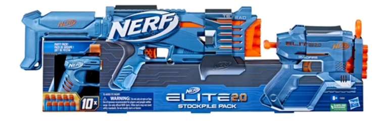 Pack Stockpile 3 pistolets Nerf Elite 2.0 (via remise panier)