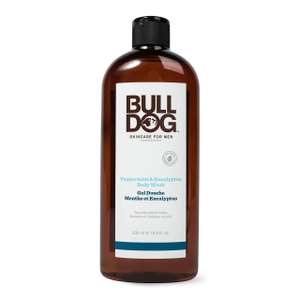 Gel douche Bulldog Original, Menthe eucalyptus ou Citron Bergamote 500ml (via coupon "prévoyez et économisez")