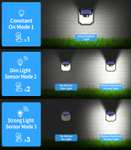 Lot de 6 Lampes Solaire Exterieur Détecteur de Mouvement, 159 LED, IP65 (via coupon et vendeur tiers)