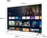 TV 50" TCL 50C725 - QLED, 4K, HDR Pro, Dolby Vision, HDMI 2.1, ALLM, Android TV