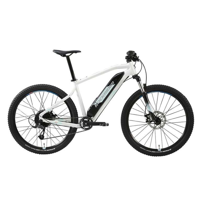 Vélo VTT Electrique 27"5 pour Femme Rockrider E-ST100 - Blanc, du S au L