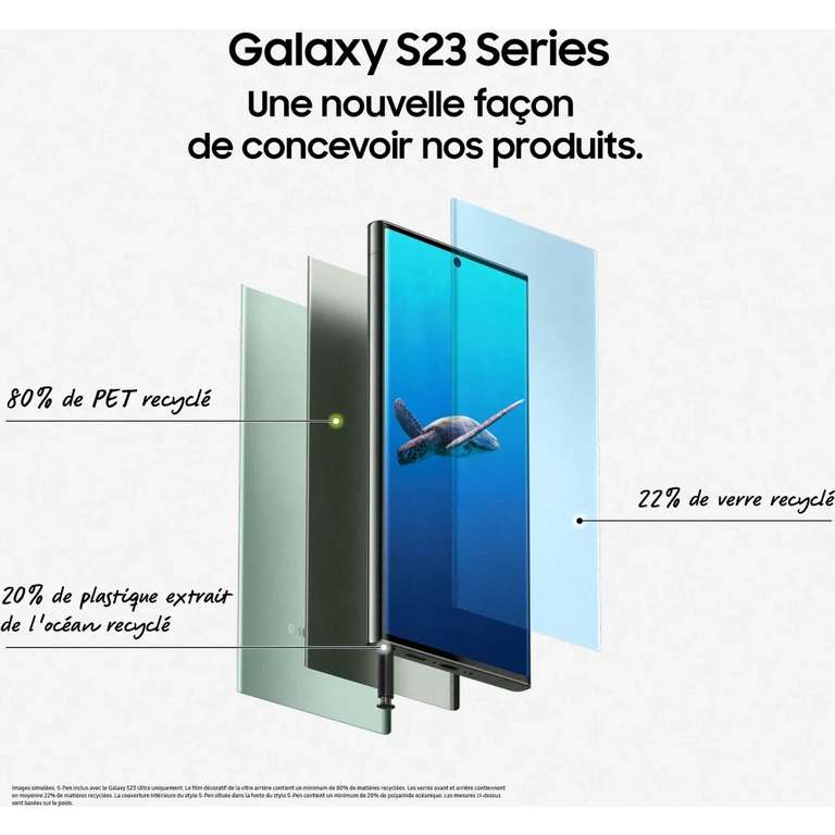 [Unidays/theCorner] Smartphone 6.8" Samsung Galaxy S23 Ultra - 256 Go