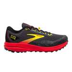 Sélection de chaussures de running Brooks en promotion - Ex : Brooks DIVIDE 3 - Chaussures Trail Homme black/fiery red