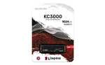 SSD interne M.2 NVMe Kingston KC3000 (‎‎SKC3000S/1024G) - 1 To, 7000-6000 Mo/s, Compatible PS5 (Vendeur Tiers)
