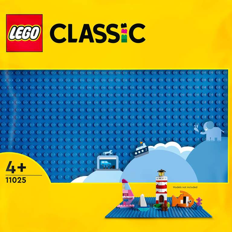 Plaque De Construction Lego 11025 Classic - Bleu, 32x32 (via coupon)