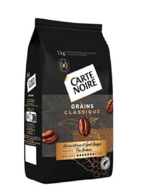 Lot de 2 paquets de café en grain Carte Noire Classique - 2 x 1 kg