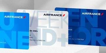 Cartes de réduction Air France (Jeune, Week-End+ et Senior) à 25€