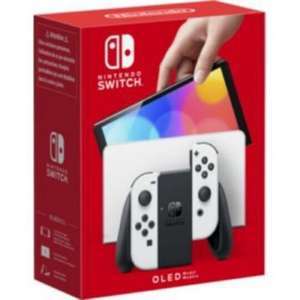 Console Nintendo Switch Oled blanche (via 60€ en bon d'achat - En magasins participants)