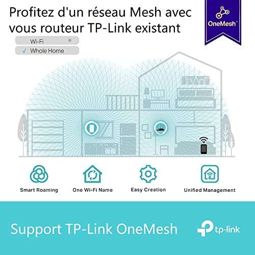 RE330, Répéteur WiFi Mesh AC1200