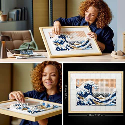 Jeu de construction Lego Art Hokusai – La Grande Vague n°31208 (via remise panier)