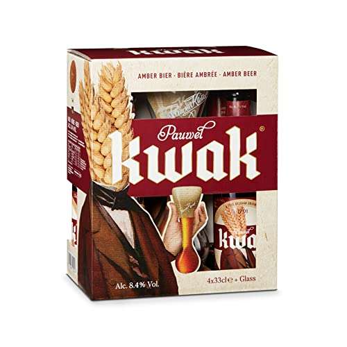 Bière ambrée KWAK : le pack de 6 bouteilles de 33cL à Prix Carrefour