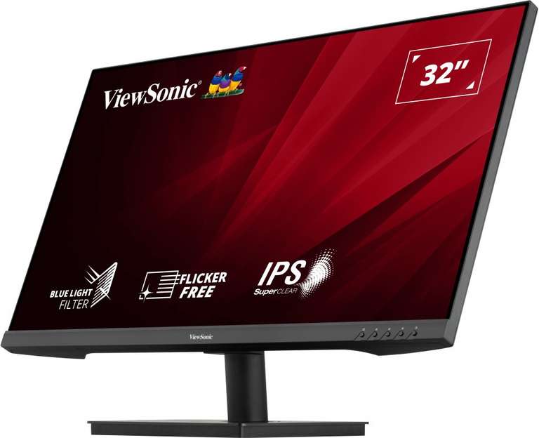 Écran PC 32" Viewsonic (VA3209-2K-MHD) - QHD (2560 × 1440) - IPS - HDR10 - 75 Hz - 4 ms