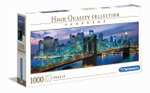 Puzzle Clementoni, Collection Panorama : New York Brooklyn Bridge, 1000 pièces - 39434