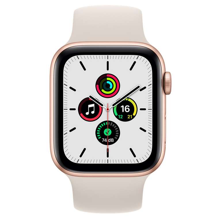 Montre Connectée Apple Watch SE GPS + Cellular Gold Aluminium Band Sport Light 44 mm (1ère Gen)