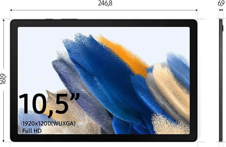 Tablette 10.5" Samsung Galaxy Tab A8 - 32 Go (via 30€ sur carte fidélité et ODR 50€)
