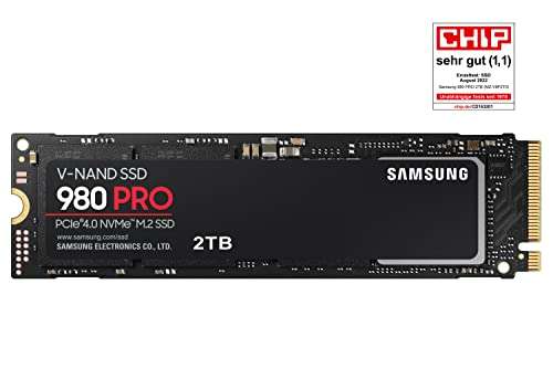 SSD interne M.2. NVMe Samsung 980 PRO MZ-V8P2T0BW - 2 To