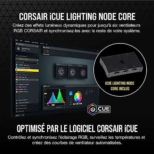 Lot de 3 ventilateur PC Corsair iCUE SP120 RGB PRO - 120mm