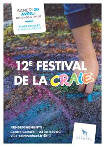 Distribution de boîtes de craies écologiques & initiations gratuites + Goûter offert aux enfants - Festival de la Craie, Saint-Raphaël (83)