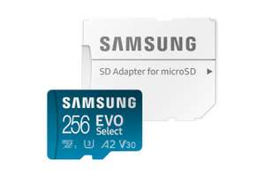 Carte mémoire microSDXC,Samsung Evo Select fournie avec Adaptateur SD - 256 Go