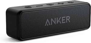 Enceinte Bluetooth sans fil Anker - Avec basses puissantes, Autonomie de 24h, portée de 20 m, Étanche waterproof, Noir (Vendeur Tiers)