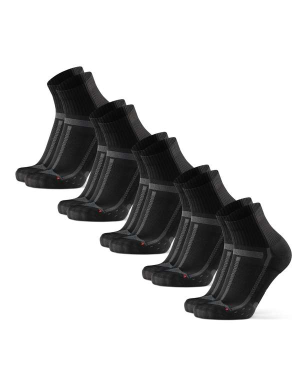 DANISH ENDURANCE Chaussettes De Sport Mi-Hautes, Respirantes & Anti-Ampoules, Homme Femme, 3 Ou 5 Paires, Blanc, 35-38 DANISH ENDURANCE Chaussettes De Sport Mi-Hautes, Respirantes & Anti-Ampoules, Homme Femme, 3 Ou 5 Paires, Blanc, 35-38