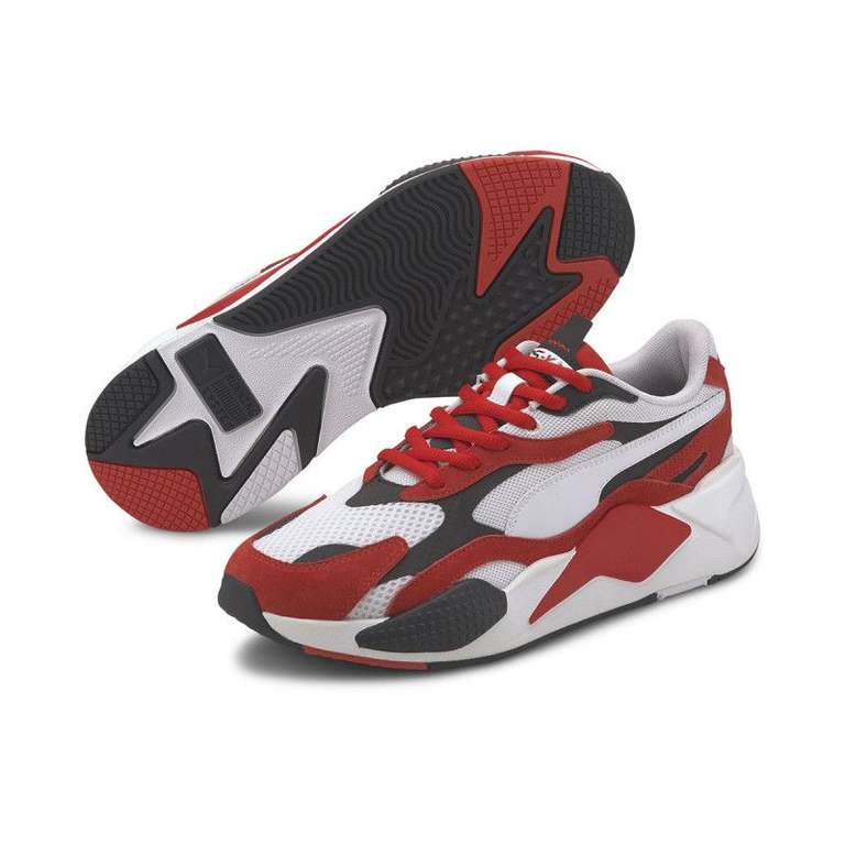 Baskets Puma RS-X3 Super - Blanc / Rouge (Tailles du 40 au 44)
