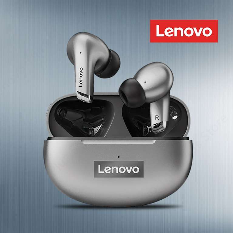 Écouteurs sans-fil Bluetooth Lenovo LP5 - Gris ou Blanc (Edition Fast charge)