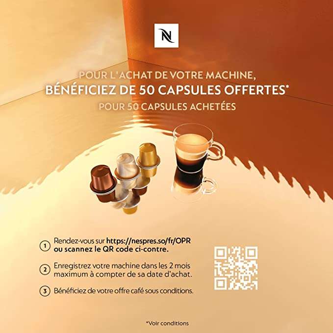 Machine à Café Nespresso Krups Pixie + 1Coffret découverte offert