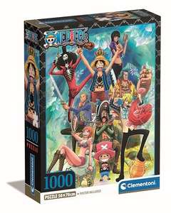 Pack Puzzle Clementoni One Piece (1 000 pièces, 39920) + Poster (via coupon)