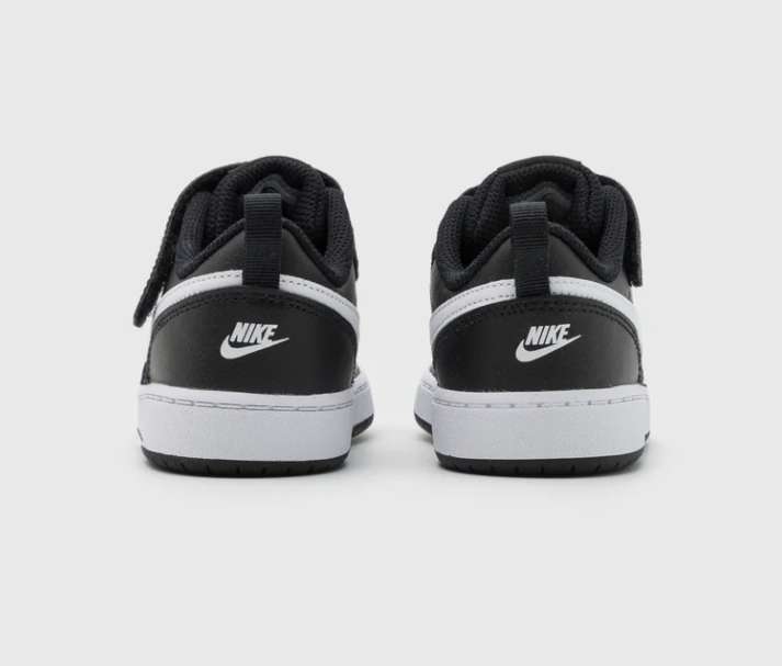Sneakers Nike Court Borough 2 Enfant - Noir (du 17 au 22)