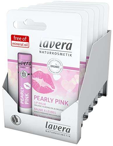 Lot de 6 Baumes à lèvres Mavera Pearly Pink