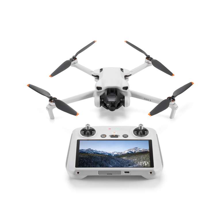 Drone Dji Mini 3 avec télécommande écran intégrée (Vendeur tiers)