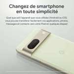 Smartphone 6.3" Google Pixel 7 - 128 Go, Noir/Neige (via 70€ remboursement sur facture et 100€ de bonus de reprise)
