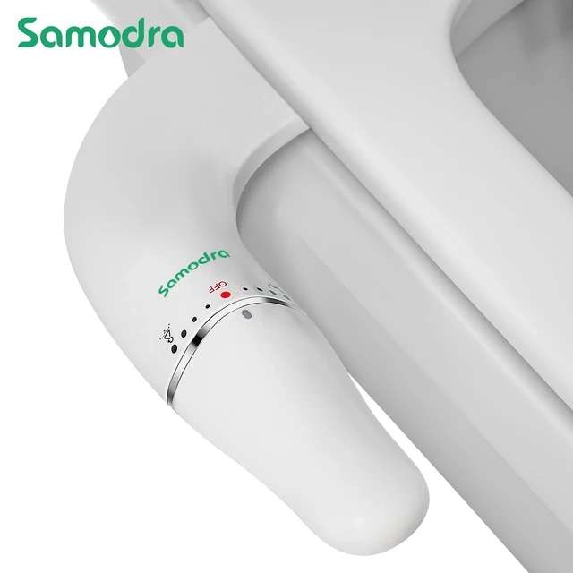 [Nouveaux Clients] Siège de toilette pulvérisateur Samodra - Pression d'eau réglable, bidet ultra mince, Accessoires