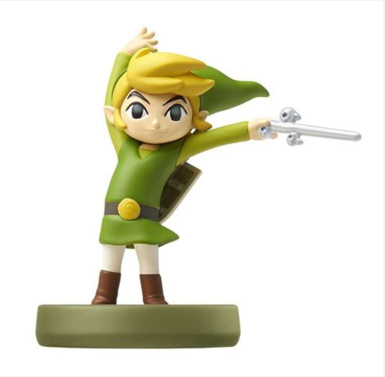 Figurine Amiibo Zelda : Link Cartoon The Wind Waker ou Zelda The Wind Waker (retrait magasin)