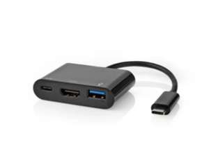 Hub USB-C Lineaire - HDMI/USB3/USB-C