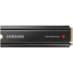 SSD interne M.2 NVMe 4.0 Samsung 980 Pro avec Dissipateur - 2 To, TLC, DRAM, Jusqu'à 7000-5000 Mo/s