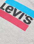 T-shirt fille Levi's Kids Lvg Sportswear Logo Tee - 8 ans, gris