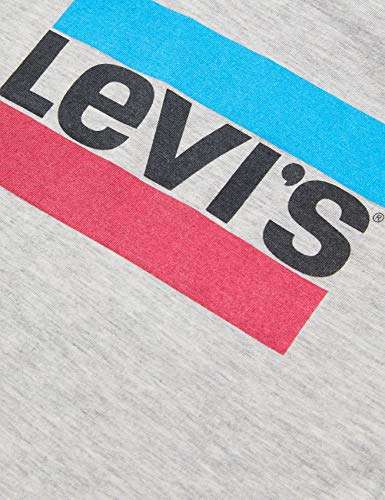 T-shirt fille Levi's Kids Lvg Sportswear Logo Tee - 8 ans, gris