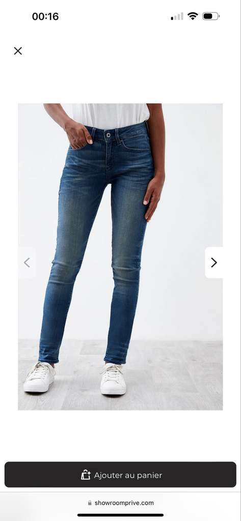 Jean Femme G-Star RAW Noir - Taille 31, Coupe Regular, Neuf Sans étiquettes