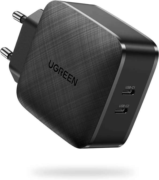 Chargeur UGREEN (65W) - 2x USB-C, PD 3.0 & QC 4+/3.0 (Vendeur tiers)