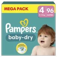 Couches Pampers Bébé Baby-Dry et pants - Taille 3 (via 25.52€ sur la carte)